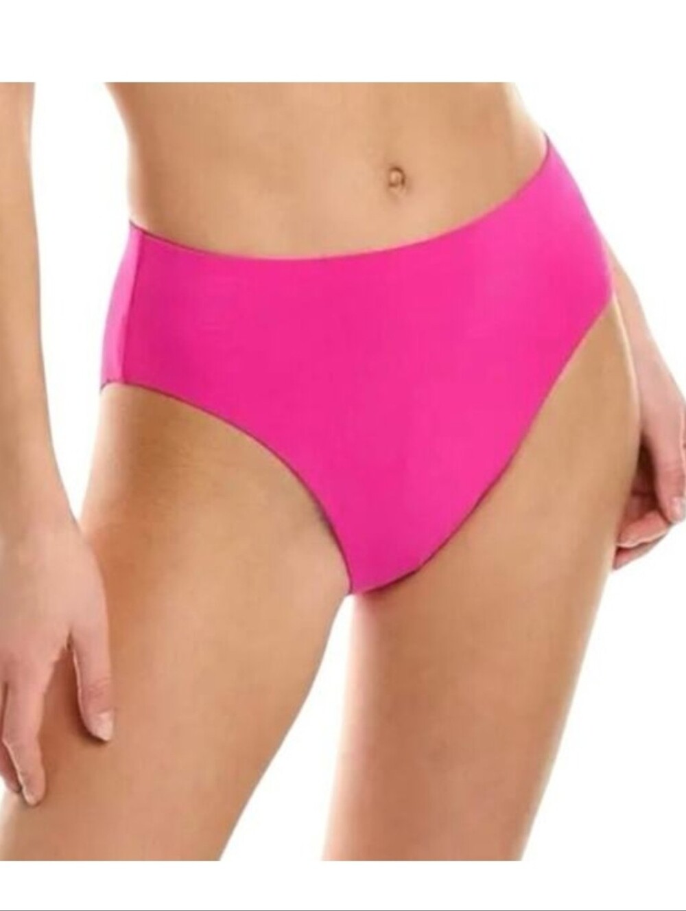 Robin Piccone Ava High Waist Bikini Bottom Size Medium NWOT
